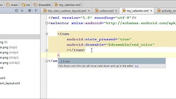 Android Studio Tutorial   17   Highlight selected item in a ListView