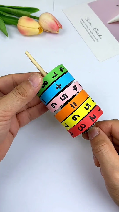 paper se Banaya minus plus multiply divide karne ka simple  #trending #youtubeshorts #viral #craft