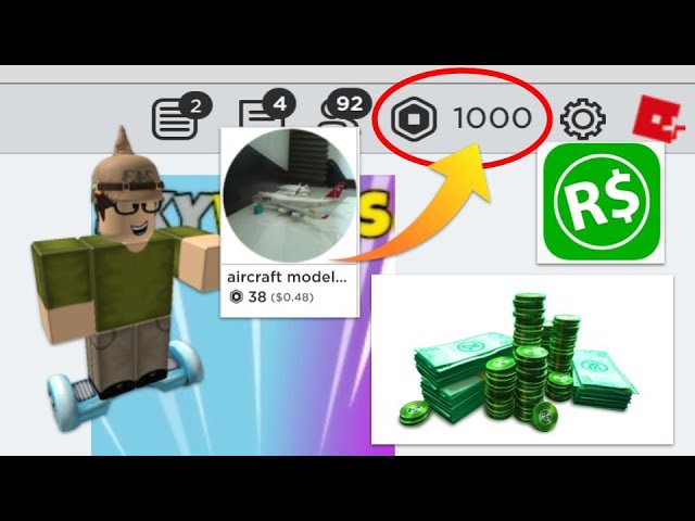 Robux Roblox - 1000 Robux - Via Gamepass - Gift Cards - DFG