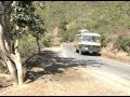 Up roadways bus in the hills of uttarakhand archival footage