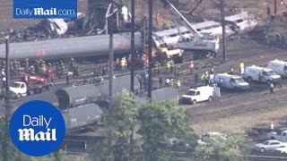 NTSB investigating deadly Amtrak train derailment - Daily Mail