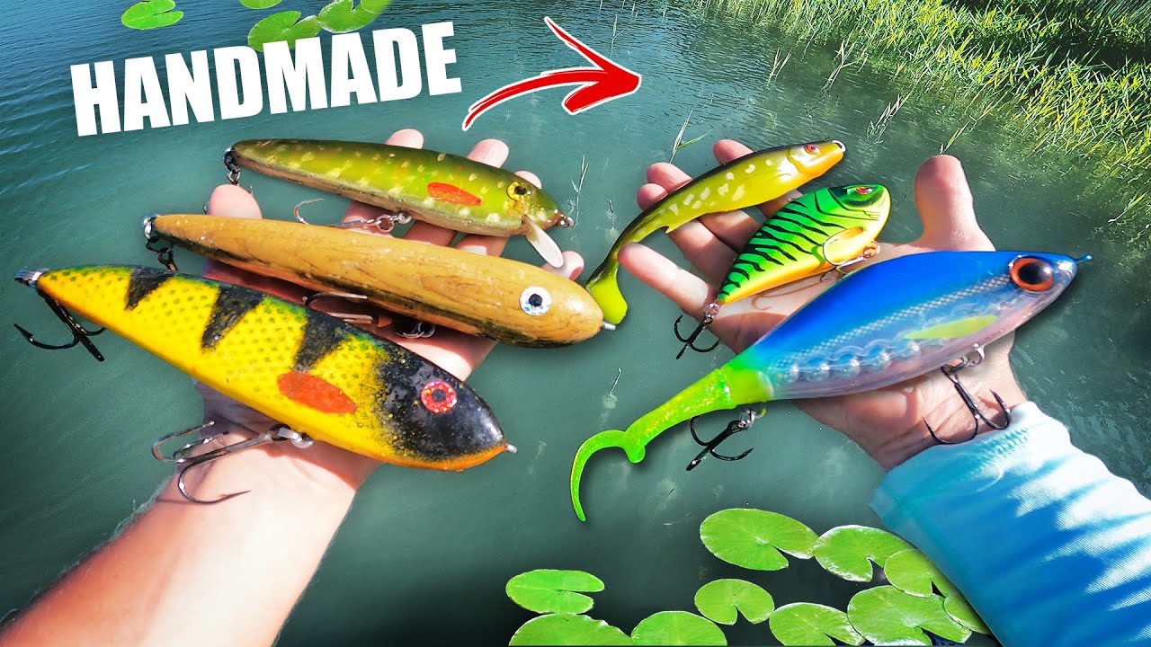 PIKE FISHING: Handmade vs Factory Lures 🔥 (Crazy action!!!) 