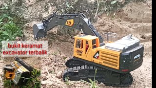 Excavator buat jalan diatas bukit, dunia rc #rc #excavator #truck #excavator #rcexcavators