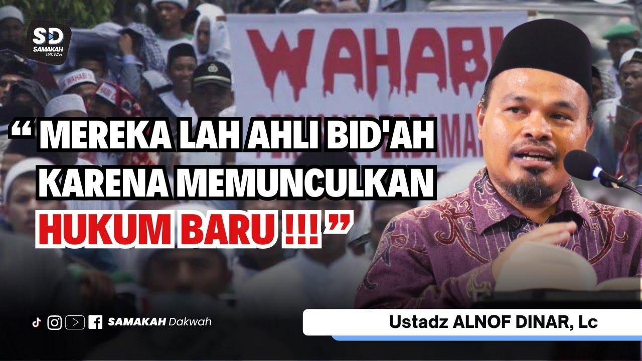 Kata Mereka : Tidak Ada Contoh Dari Nabi Berarti Bid'ah - Ustadz Alnof Dinar, Lc