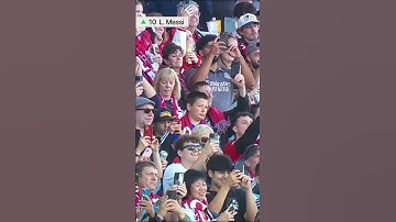 Thumbnail of Messi gets a standing ovation in Toronto Canada 🐐✨