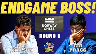 IBANG LEVEL! PARANG BULAG LANG! Carlsen vs Pragg! Norway Chess 2024 Round 8