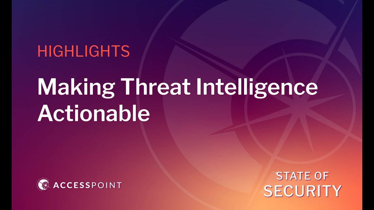Making Threat Intelligence Actionable - YouTube