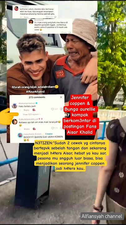 Jennifer coppen & bunga Aurelie Kompak berkom3ntar di postingan Fans Aisar Khalid #aisarkhaled