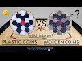 Plastic coins vs wooden coins which is better for carrom