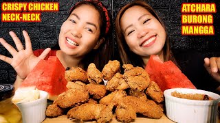 MOUNTAIN OF CRISPY CHICKEN NECK MUKBANG WITH @JenjakkaidenASMR