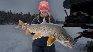 First Ice Lake Trout 2024!