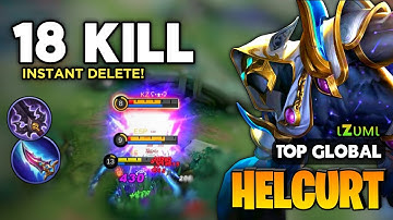 18 KILL! Helcurt One Shot Build [ Helcurt Best Build Top Global ] By ιzυмι - Mobile Legends