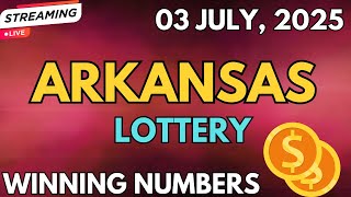 Arkansas Midday Lottery Results For - 03 Jul, 2025 - Cash 3 - Cash 4  - Powerball - Mega Millions