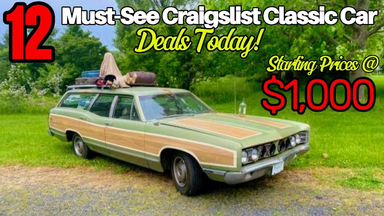 12 Best Craigslist Classic Car Deals Grab Them Before They’re Gone