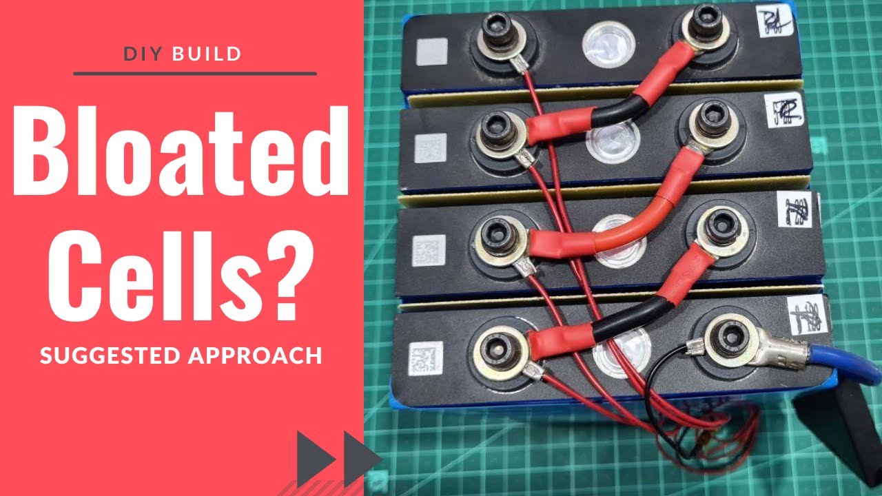 CALB - 12V LiFepo4 Bloated cells battery build