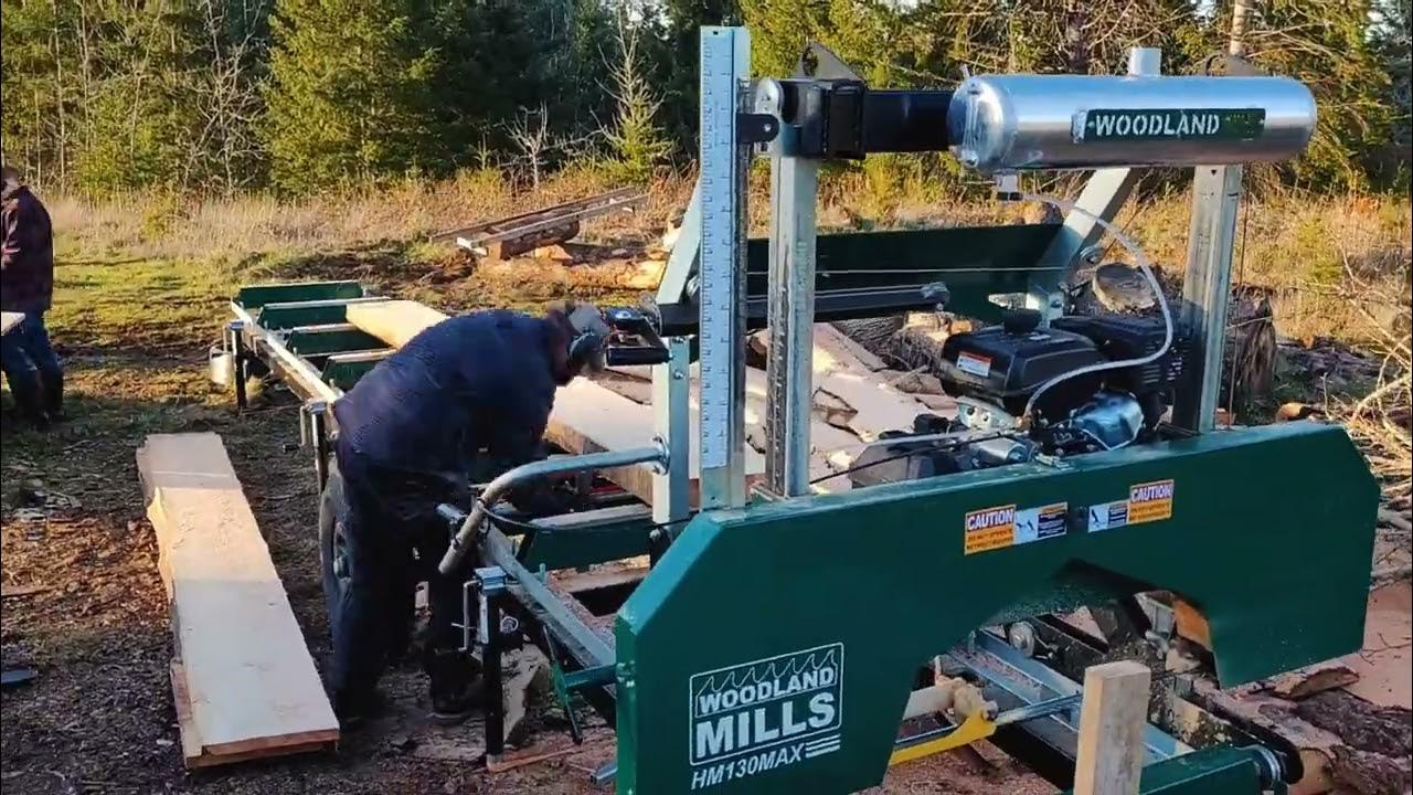 Late January 2022 portable sawmill fun with Woodland Mills HM130. YouTube