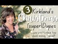 Christmas Kirkland’s Dupes | How to make HIGH END Christmas decor for CHEAP!!