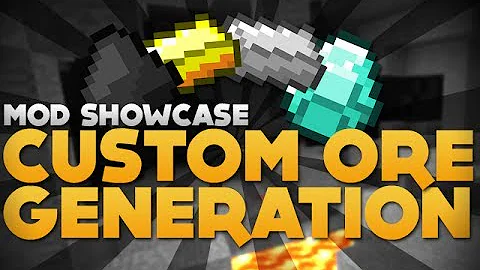 CUSTOM ORE GENERATION! - Mod Showcase [Minecraft]