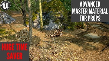 UE5 Advanced Master Material For Props #ue5 #unrealengine #shaders #photorealism #realistic