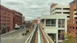 Ride the People Mover in Detroit, Michigan 2023 in the Fall (Full Loop)