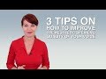 Three Tips On How To Improve Your Speaking Voice