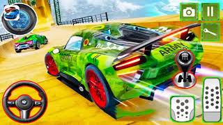 Army Car Stunts : Mega Ramp Car Games 2020 - Android GamePlay - Car Stunt Games Android screenshot 5
