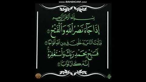 سورة النصر الشيخ عبد المنعم عبد المبدئ