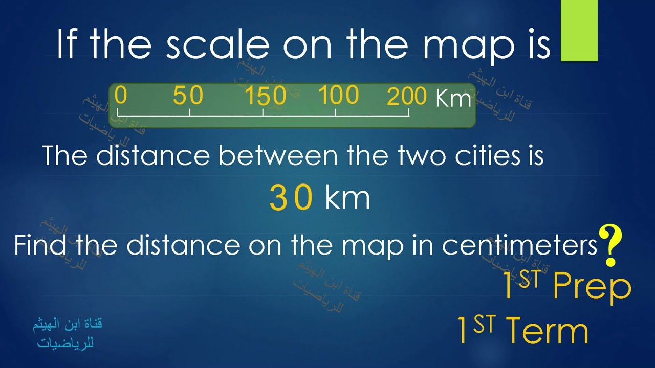 C Drawing scale find the length of the drawing 