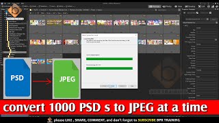 how to convert psd to jpg without photoshop 2021 | psd to jpg convert at a time || Bpr training