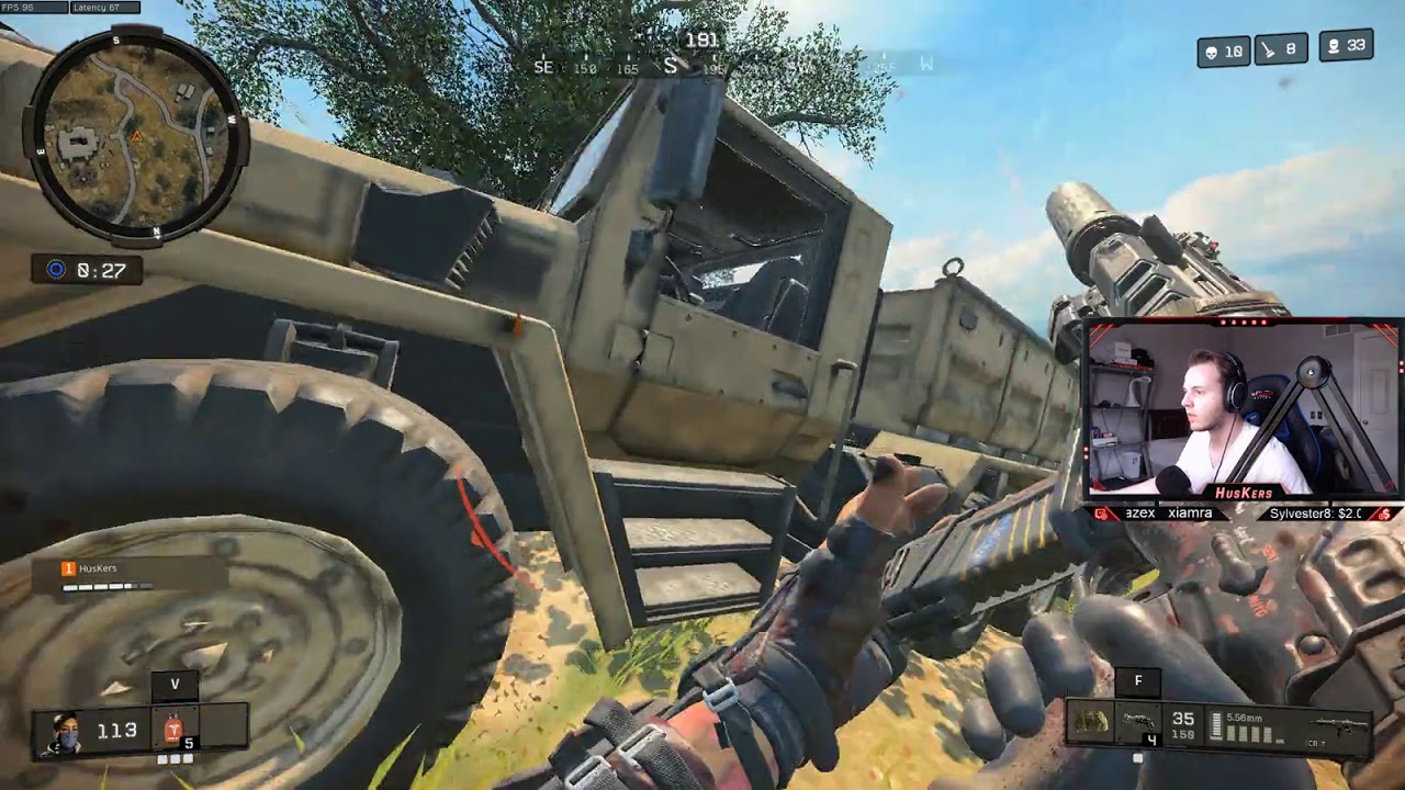 CoD Blackout: 26 Kill SOLO QUADS WIN