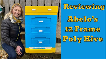 Unboxing And Reviewing The Abelo 12 Frame National Poly Hive.