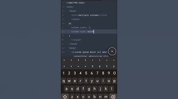 Learn to create multiple columns using css #viral #html #css