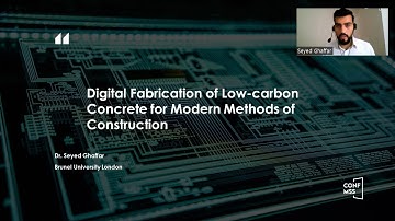 CONF-MSS Digital Fabrication of Low-carbon Concrete for Modern Methods of Construction
