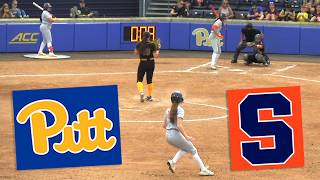 Syracuse vs Pittsburgh Women's College Softball Highlights Full Game 2026
