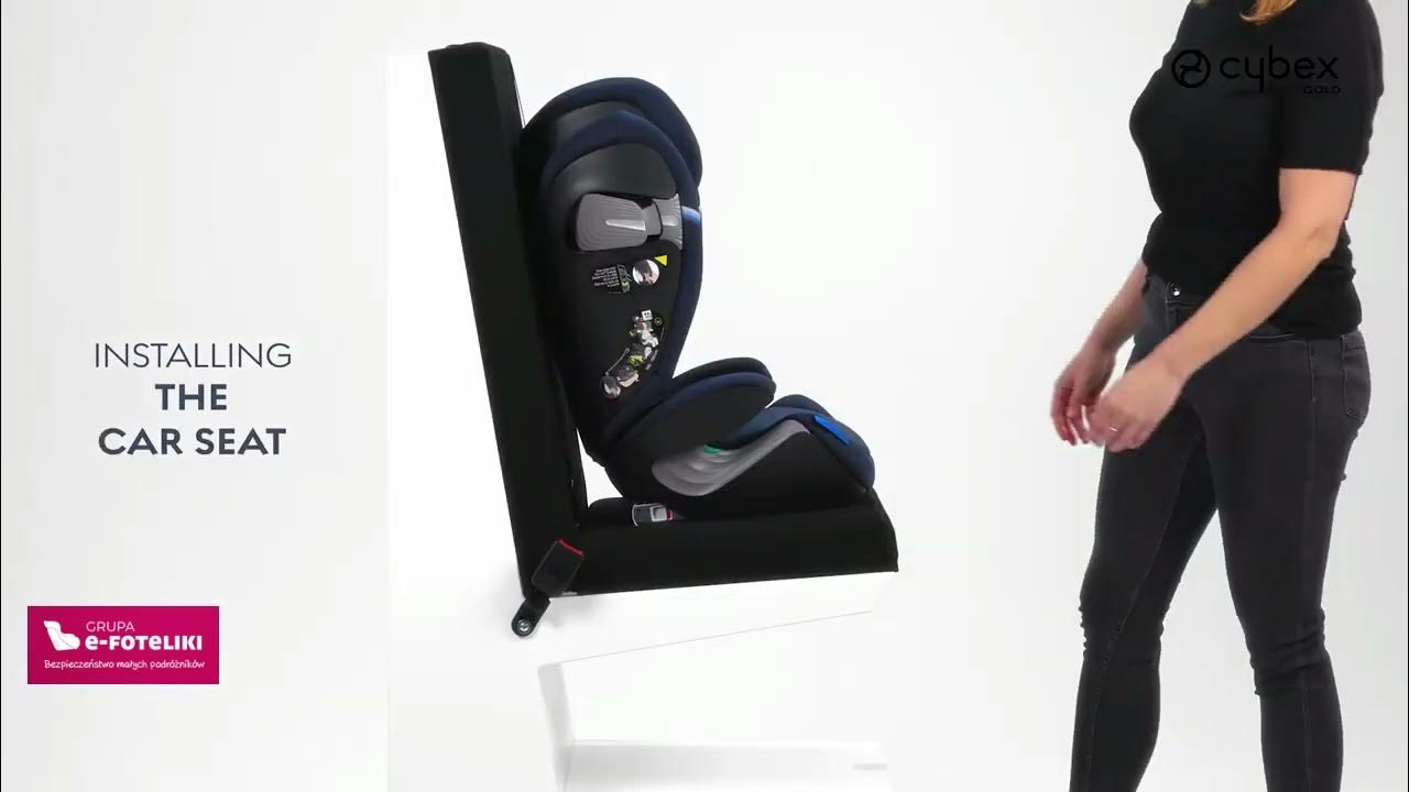 CYBEX Solution S2 i Fix Bezpieczny montaż Fotelika Samochodowego YouTube