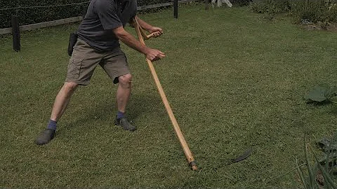Scandinavian scythe with an Austrian blade