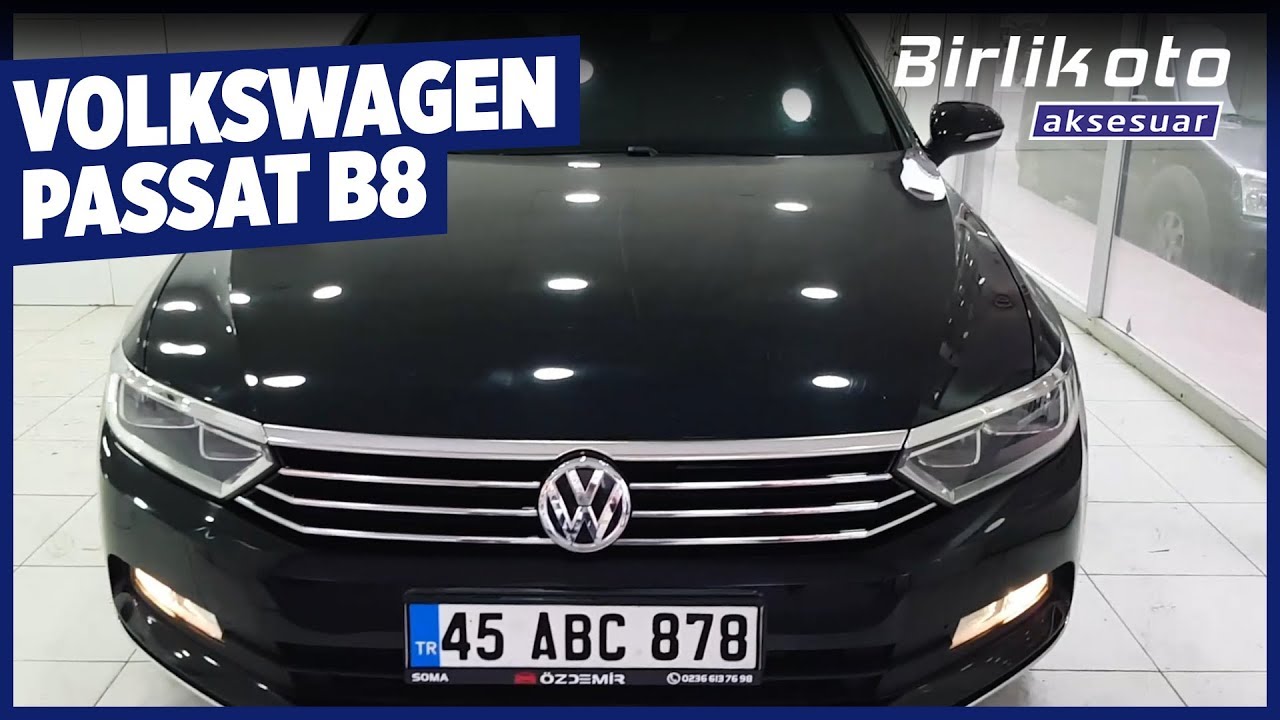 Volkswagen Passat B8 // Komple Krom Aksesuar, 10.1" Android Multimedya, Llumar Cam Filmi