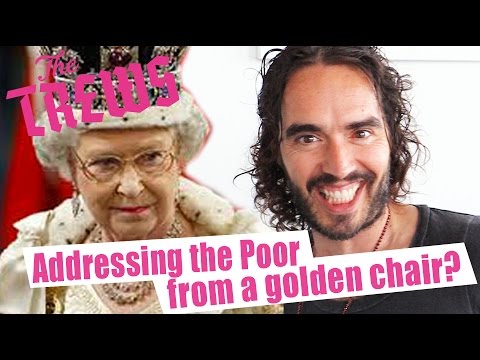 queen giving speech about poverty