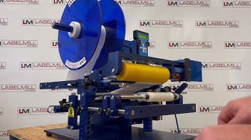 LabelMill LM1005 Round Label Applicator Demo - Pre-Roll Tubes for Cannabis