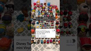 SOLD Disney Tsum Tsum Collectible mini Vinyl Figures LOT OF 110 THRIFT STORE SCORE  #thrift #disney