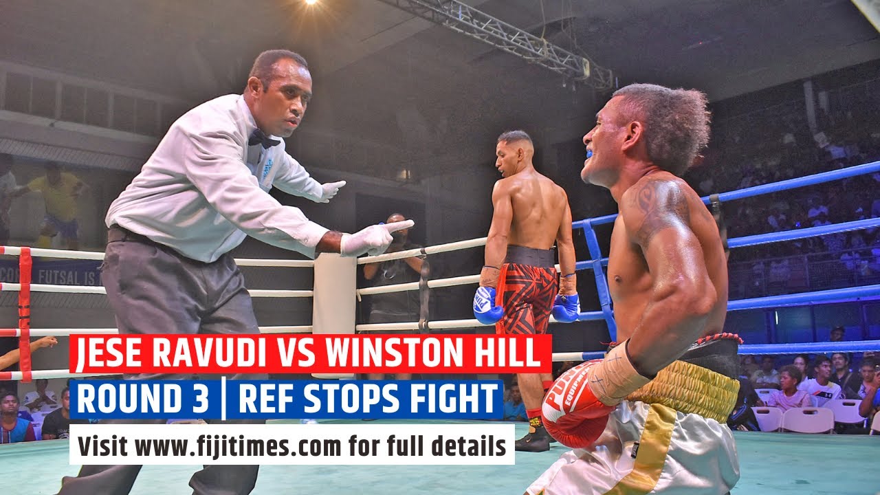3RD ROUND  Winston Hill vs Jese Ravudi  TKO
