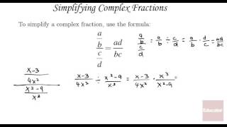 Educator Algebra 1    11 8  Complex Fractions