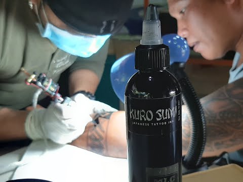 Tribal Celtic Arm Band - Tattoo using Kuro Sumi Ink