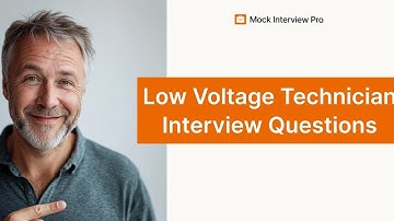 Low Voltage Technician Job Interview Questions and How to Answer Them