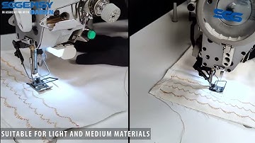 SGGEMSY SG2297-D3-SR-AK 3 STEP 4 POINT ELECTRONIC ZIGZAG PATTERN SEWING MACHINE