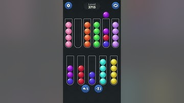 Ball Sort by Infinite Joy: Levels 3714, 3715