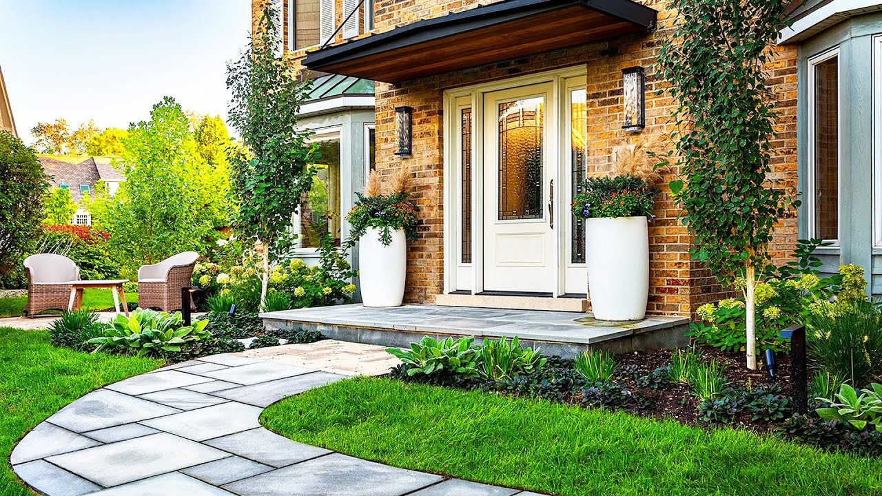Entry Front Yard Features Upgrade Your House Exterior With These