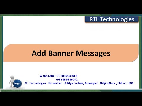 Oracle Fusion Cloud | Banner Message Display | Display Emp Photo | Display multi language