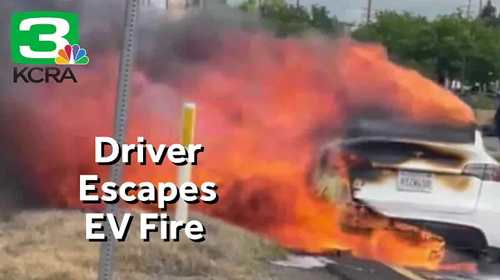 Elk Grove father says he grateful to be alive after Tesla catches fire near Highway 99 - DayDayNews