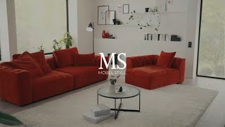 KAWOLA | SEPHI | Modulsofa aus Vintage-Cord screenshot 3